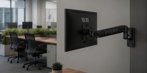 Wall mount monitor arm wall-side profile